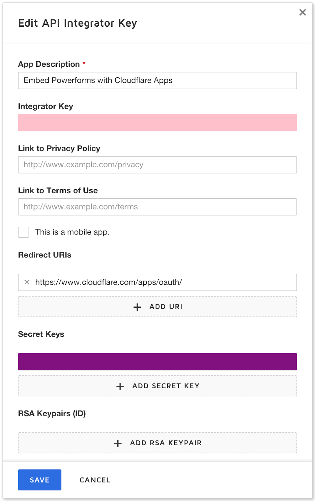 Calling the DocuSign API from a Cloudflare App